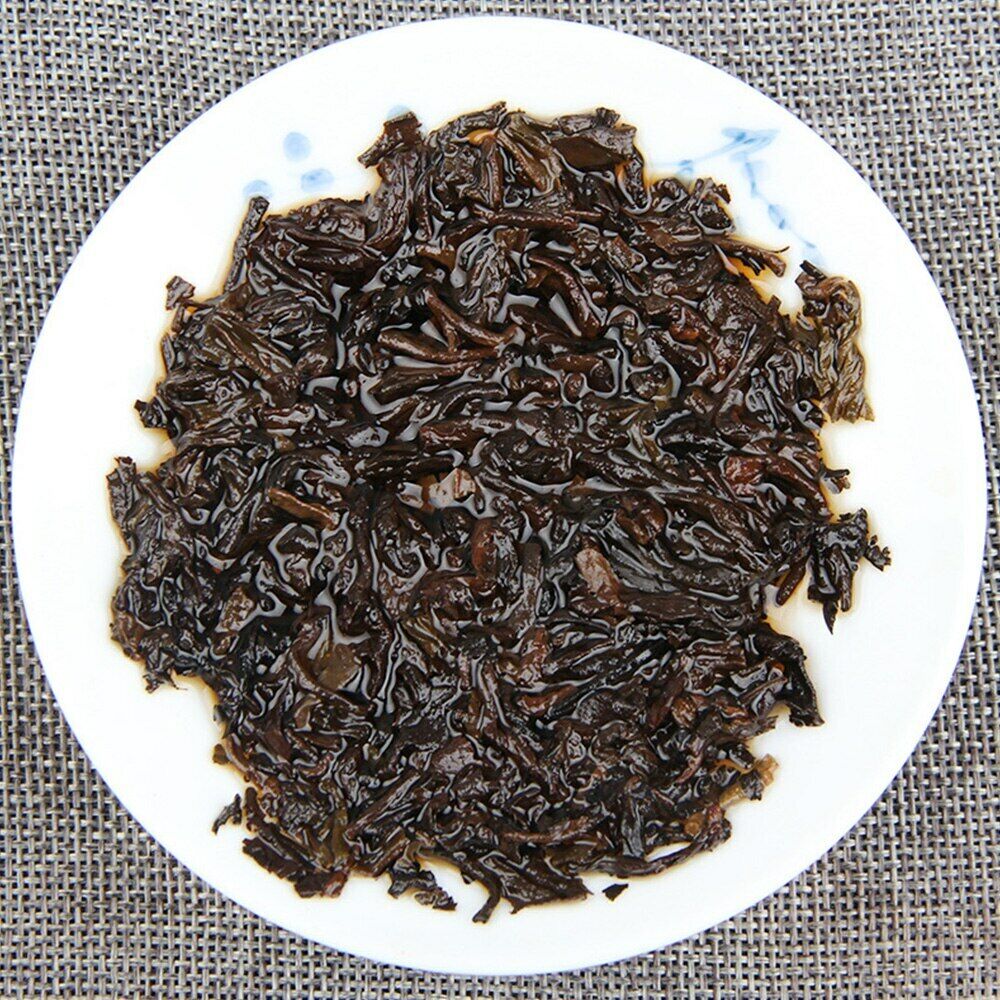 HelloYoung Menghai Scent of Time Ripe Puer Tea Golden Bud Shu Puerh Tea 357g