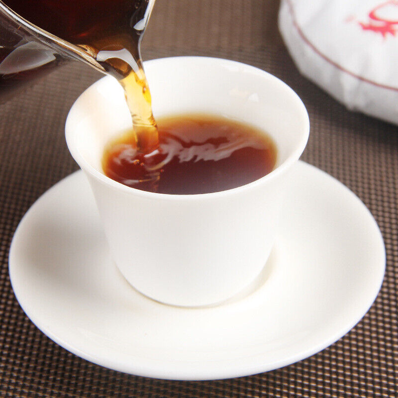 HelloYoung Top-grade Menghai Chen Xiang Ripe Puer Tea Long Yuan Hao Mellow Old Puer Tea380g