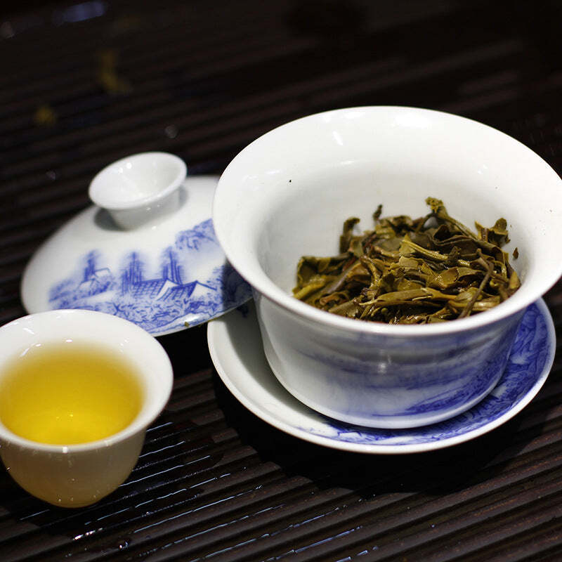 Yunnan Pu-erh Raw Tea Cake Lincang Puerh Shengcha Premium Pu'er Green Tea 357g