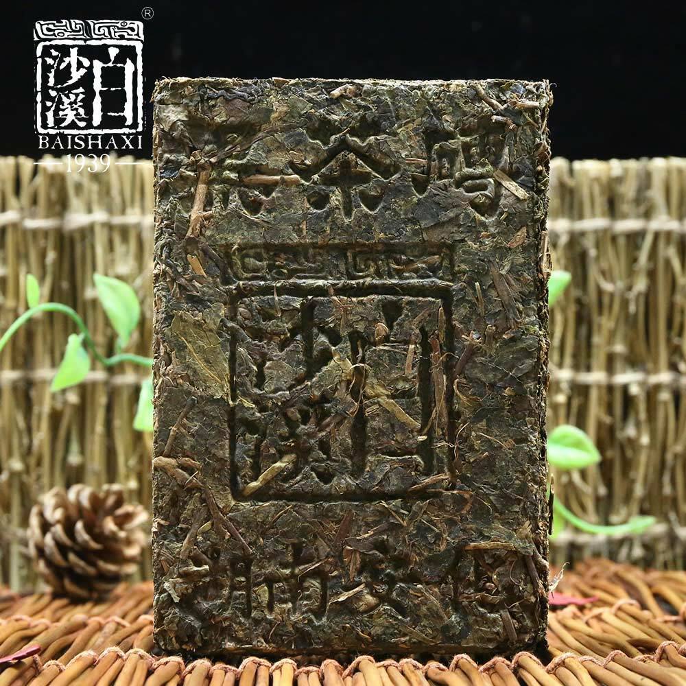 HelloYoung 400g Premium Anhua Baishaxi Hei Zhuan Cha Dark Tea Brick Tea China Tea