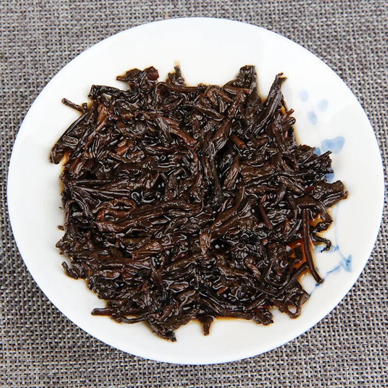 Menghai Ripe Tea Cake Tea Biyibi Tea Ripe Puwen Yunya Qizi Cake Tea 357g