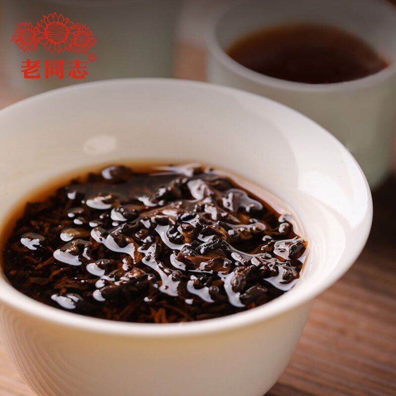 HelloYoung Haiwan Shu Puerh Tea Specialty Batch 221 Ripe Puer Chinese Tea Cake 400g