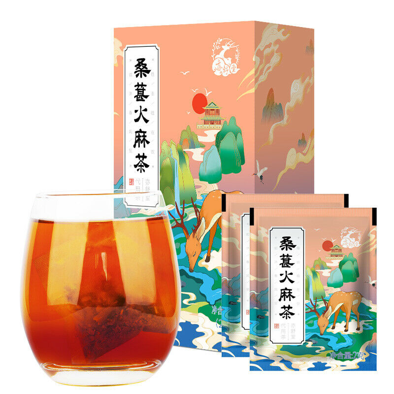 Yi Shu Tang Sangshenhuomarencha Cao Ben Cha Yi Chang Cha亦舒堂桑葚火麻仁茶草本茶益肠茶