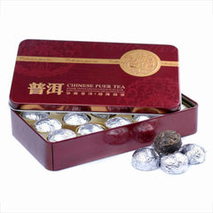 HelloYoung /Yr Mini Shen Puerh Silver Tin Foil Packing Tuocha Cha Puer Tea 75g
