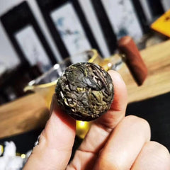 500g Yunnan Raw Pu-erh Tea Bingdao Dragon Ball Pu'er Raw Tea Spring Puerh