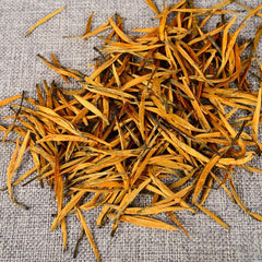 HelloYoung Yunnan Fengqing Big Golden Needle Tea Big Single Bud Black Chinese Tea 100g