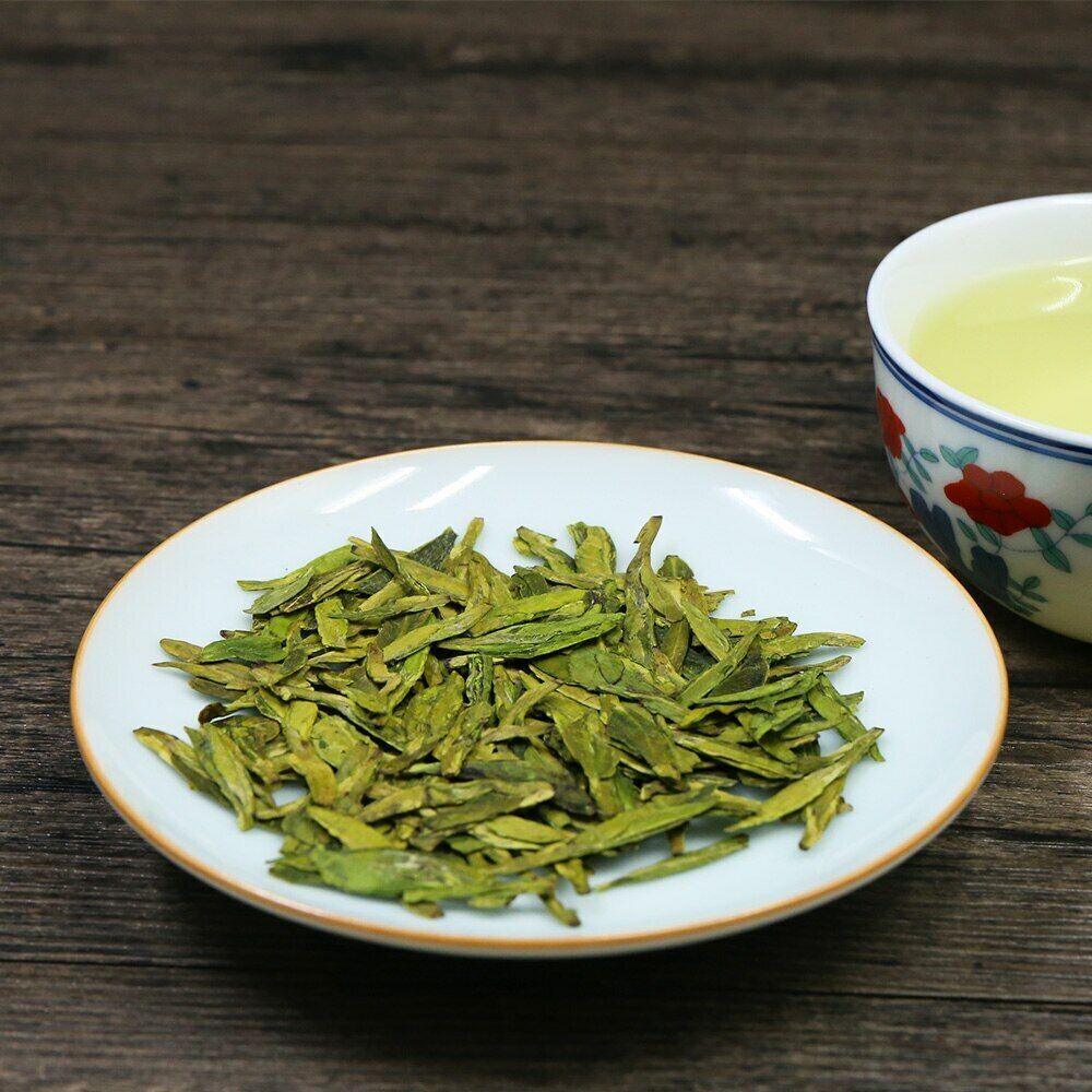 HelloYoung 2023 Xihu Longjing Chinese Green Tea 100g Dragon Well Green Tea Lung Ching