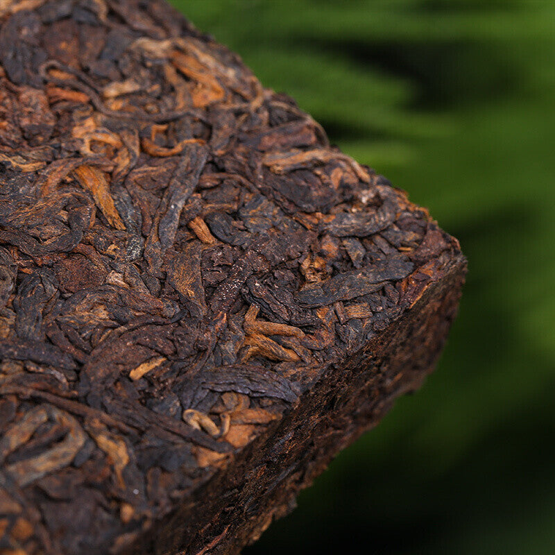 Bajiaoting Classic A Brick Pu'er Tea Cooked Tea Menghai Arbor Puer 250g