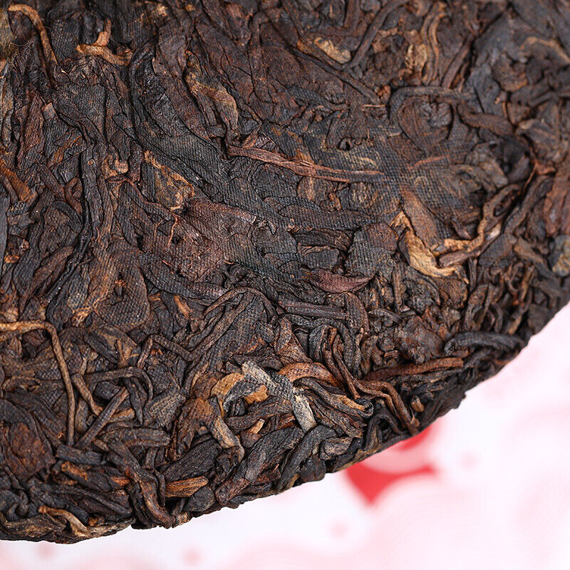 HelloYoung First Class "Jiao Yang" Haiwan Old Comrade Blazing Sun Ripe Puerh Puer Tea 357g