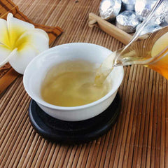 HelloYoung /Yr Mini Shen Puerh Silver Tin Foil Packing Tuocha Cha Puer Tea 75g