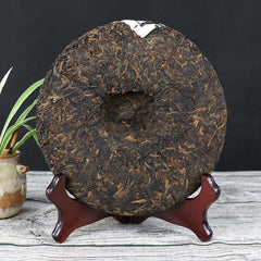 HelloYoung Lao Tong Zhi Ripe Puer Chun Xiang Tea Cake Batch 171 Top-grade Pu Er Tea 357g