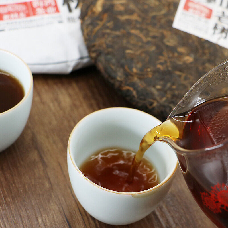 HelloYoung Ancient Mt. Old Tree * Haiwan Puerh Tea Cake 500g Ripe Puer Shu Batch 181