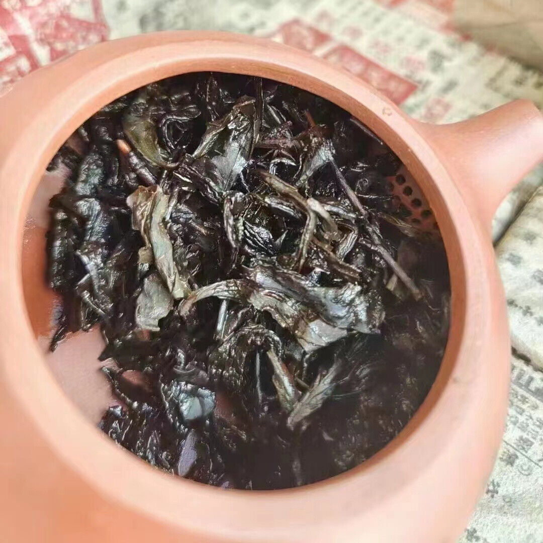 500g Yunnan Aged Pu-erh Ripe Tea Brick Jingchanghao Old Puerh Tea Pu'er Tea
