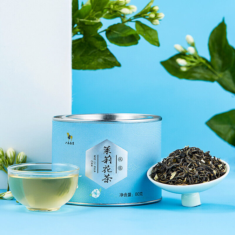 HelloYoung 八马茶叶 烘青茶茉莉花茶 绿茶 清香型 花香馥郁 Bama Chaye Jasmine Tea Green Tea Aromatic Herbal Tea