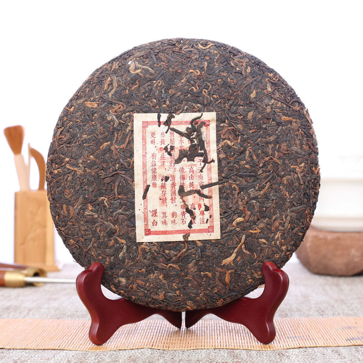 357g Yunnan Pu'er Cooked Tea Cake Bohetang Pu-erh Ripe Tea Chinese Old Pu'er Tea