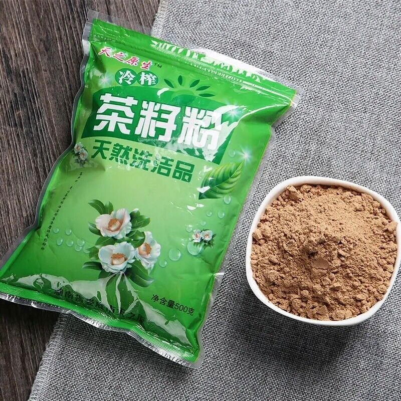 Top Pure Tea Seed Powder Shampoo Hair Natural Cleansing Powder Dish Wash 500g