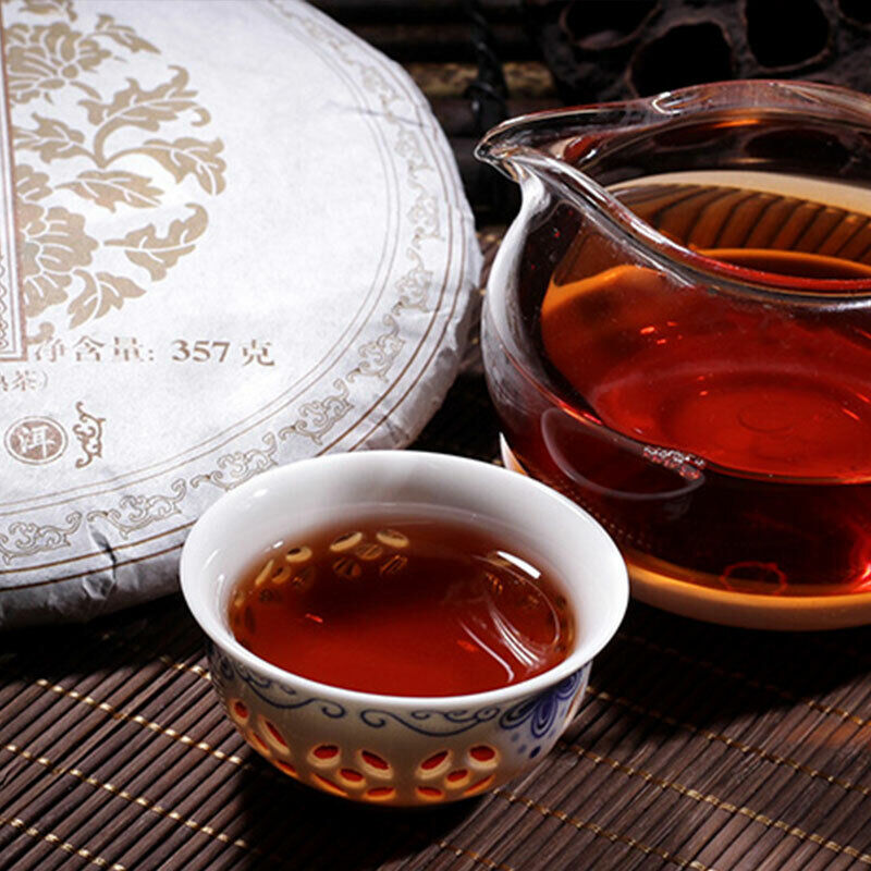 HelloYoung Colourful Yunnan Classical Puer Qing Feng Xiang CHEN XIANG Ripe Pu'er Tea 357g
