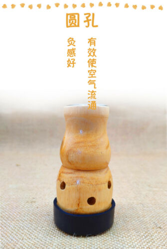 养生葫芦艾灸木制艾条卷支架1件装 Yang Sheng Hu Lu Ai Jiu Mu Zhi Ai Tiao Juan Zhi Jia 1Pc