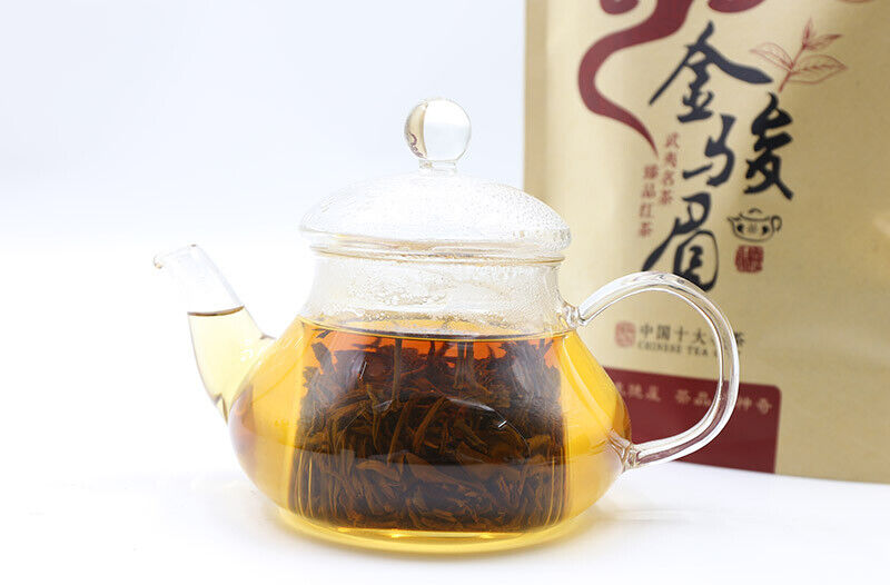 HelloYoung TeaChinese Wuyi Black Tea Jin Jun Mei Tea Golden Eyebrow Red Tea Jinjunmei 250g